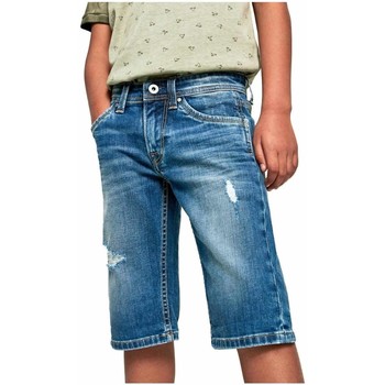 Oblečenie Chlapec Šortky a bermudy Pepe jeans  Modrá