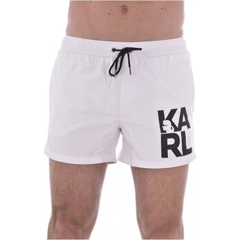 Oblečenie Muž Plavky  Karl Lagerfeld KL21MBS02 Biela