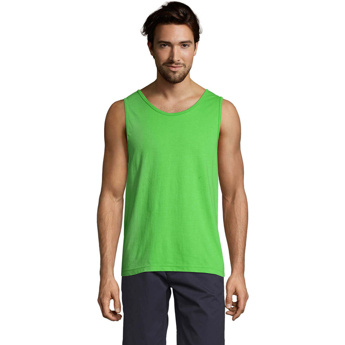 Oblečenie Muž Tielka a tričká bez rukávov Sols Justin camiseta sin mangas Zelená