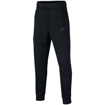 Oblečenie Chlapec Nohavice Nike Sportswear Tech Fleece Čierna