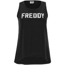 Oblečenie Žena Tielka a tričká bez rukávov Freddy S1WCLK2 čierna