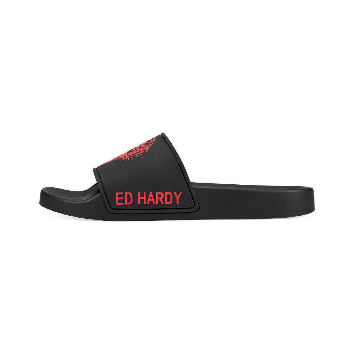 Topánky Muž Žabky Ed Hardy Sexy beast sliders black-red Červená