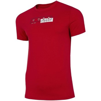 Oblečenie Muž Tričká s krátkym rukávom 4F TSM021 Červená