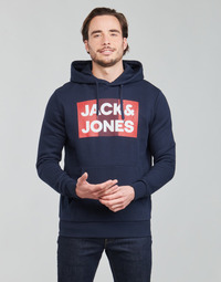 Oblečenie Muž Mikiny Jack & Jones JJECORP Námornícka modrá