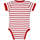 Oblečenie Deti Tričká s krátkym rukávom Sols Body bebé a rayas Červená