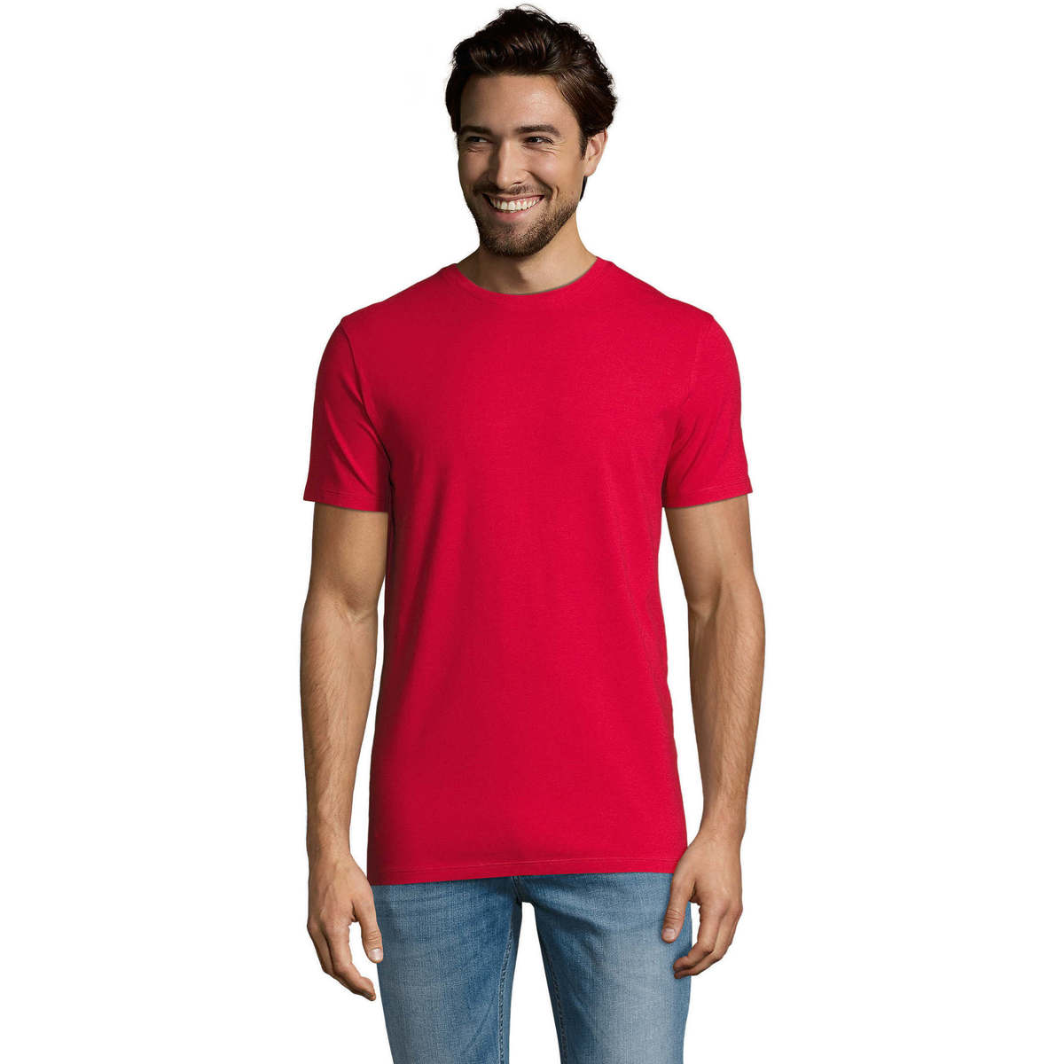 Oblečenie Muž Tričká s krátkym rukávom Sols Camiserta de hombre de cuello redondo Červená