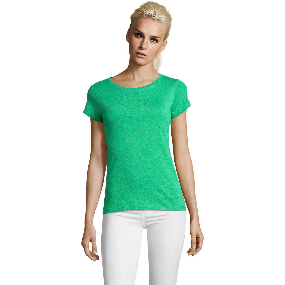 Oblečenie Žena Tričká s krátkym rukávom Sols Mixed Women camiseta mujer Zelená