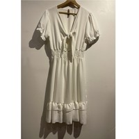 Oblečenie Žena Krátke šaty Fashion brands 9176-BLANC Biela