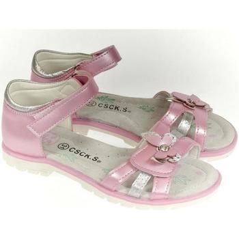 Topánky Deti Sandále Csck.s Detské ružové sandále  MISS JOHANKA ružová