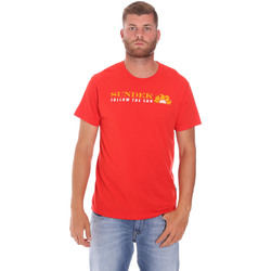 Oblečenie Muž Tričká s krátkym rukávom Sundek M049TEJ7800 Červená