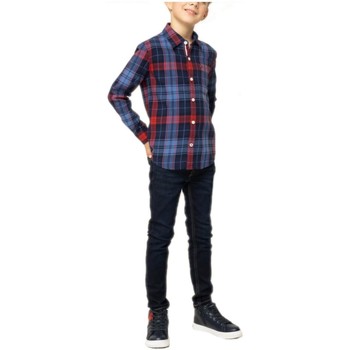 Oblečenie Chlapec Košele s dlhým rukávom Tommy Hilfiger  Viacfarebná
