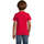 Oblečenie Deti Tričká s krátkym rukávom Sols REGENT FIT CAMISETA MANGA CORTA Červená