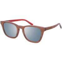 Hodinky & Bižutéria Slnečné okuliare Gafas De Marca CLSB006-FB Hnedá