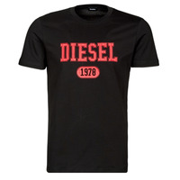 Oblečenie Muž Tričká s krátkym rukávom Diesel T-DIEGOR-K46 Čierna