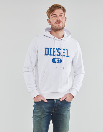 Oblečenie Muž Mikiny Diesel S-GINN-HOOD-K25 Biela
