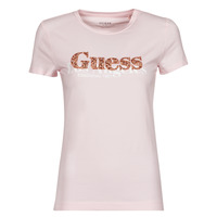 Oblečenie Žena Tričká s krátkym rukávom Guess SS CN ASTRELLE TEE Ružová
