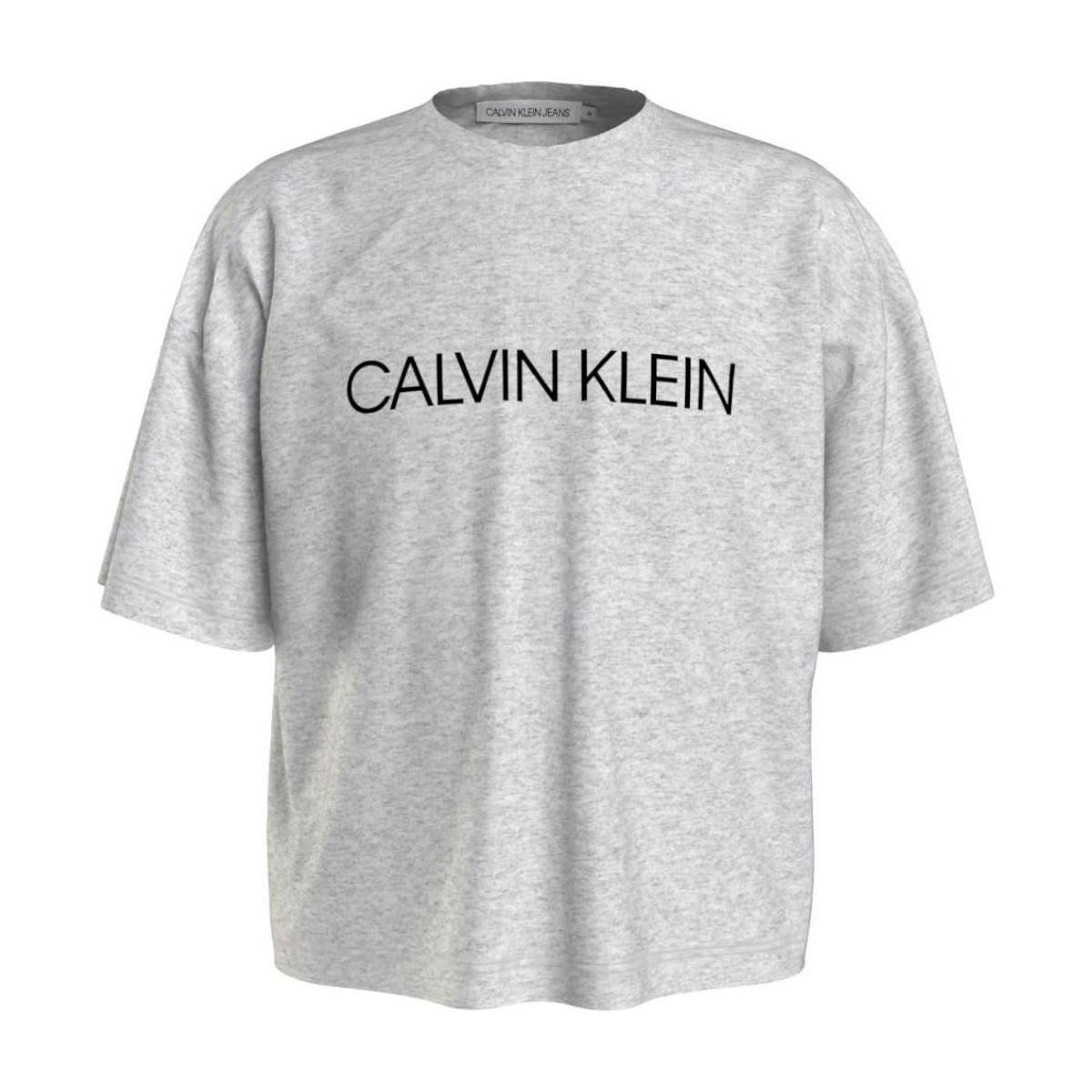 Oblečenie Dievča Tričká s krátkym rukávom Calvin Klein Jeans  Šedá