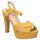 Topánky Žena Sandále Own W1901207. Žltá