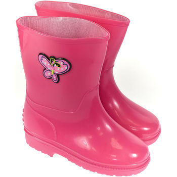 Topánky Deti Obuv pre vodné športy Elu Detské ružové gumáky SADEEE Ružová