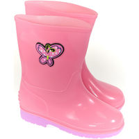 Topánky Deti Obuv pre vodné športy Elu Detské ružové gumáky SADE ružová