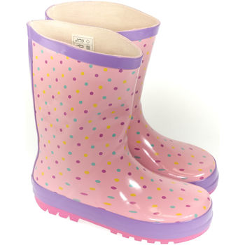 Topánky Deti Obuv pre vodné športy Elu Detské ružové gumáky PINKS Ružová