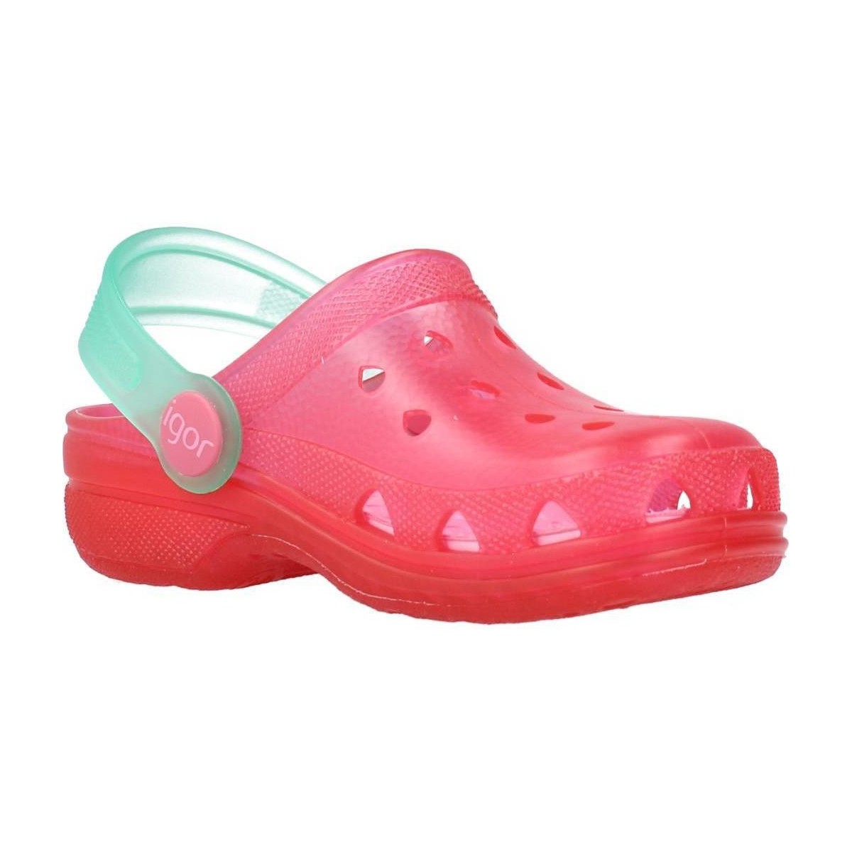 Topánky Dievča Žabky IGOR S10116 Ružová