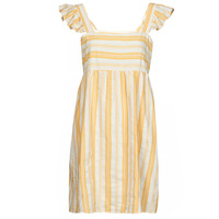 Oblečenie Žena Krátke šaty Betty London BELLEGAMBE Žltá / Biela