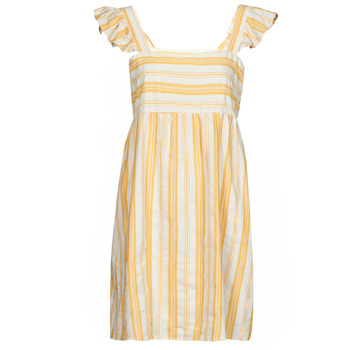 Oblečenie Žena Krátke šaty Betty London BELLEGAMBE Žltá / Biela