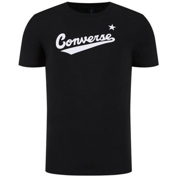 Oblečenie Muž Tričká s krátkym rukávom Converse Center Front Logo Čierna