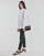 Oblečenie Žena Košele a blúzky Karl Lagerfeld KL MONOGRAM LACE BIB SHIRT Biela