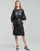 Oblečenie Žena Krátke šaty Karl Lagerfeld FAUX LEATHER DRESS Čierna
