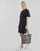 Oblečenie Žena Krátke šaty Karl Lagerfeld LACE INSERT JERSEY DRESS Čierna