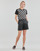 Oblečenie Žena Šortky a bermudy Karl Lagerfeld PERFORATED FAUX LEATHER SHORTS Čierna