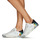 Topánky Žena Nízke tenisky Philippe Model PRSX LOW WOMAN Biela / Strieborná / Viacfarebná