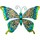 Domov Sochy Signes Grimalt Motýlia Figúrka Zelená