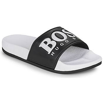 Topánky Chlapec športové šľapky BOSS J29275 Čierna