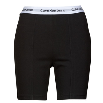 Oblečenie Žena Šortky a bermudy Calvin Klein Jeans REPEAT LOGO MILANO CYCLING SHORT Čierna