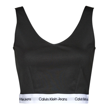 Spodná bielizeň Žena Športové Calvin Klein Jeans CONTRAST TAPE MILANO STRAPPY TOP Čierna
