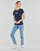 Oblečenie Žena Tričká s krátkym rukávom Tommy Jeans TJW SKINNY ESSENTIAL LOGO 1 SS Námornícka modrá