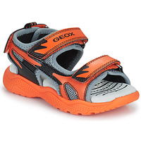 Topánky Chlapec Sandále Geox J SANDAL SPLUSH BOY Oranžová / Čierna