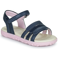 Topánky Dievča Sandále Geox J SANDAL HAITI GIRL Námornícka modrá