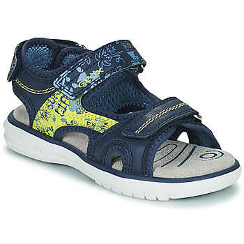 Topánky Chlapec Športové sandále Geox J SANDAL MARATEA BOY Modrá / Zelená