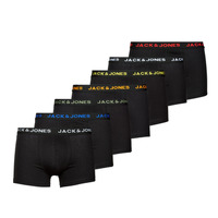 Spodná bielizeň Muž Boxerky Jack & Jones JACBASIC TRUNKS X7 Čierna