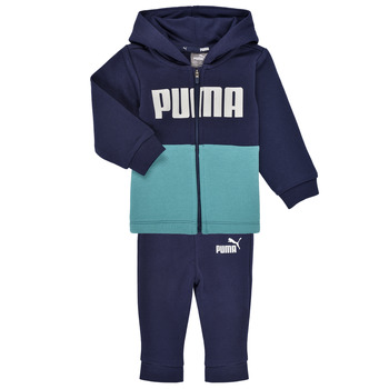 Oblečenie Deti Komplety a súpravy Puma MINICATS COLORBLOCK JOGGER Modrá