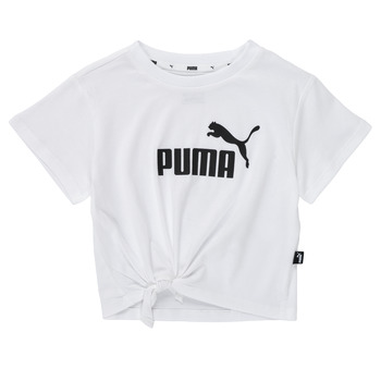 Oblečenie Dievča Tričká s krátkym rukávom Puma ESS LOGO KNOTTED TEE Ružová