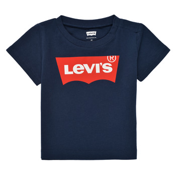 Oblečenie Chlapec Tričká s krátkym rukávom Levi's BATWING TEE Námornícka modrá