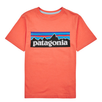 Patagonia BOYS LOGO T-SHIRT Koralová