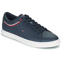 Topánky Muž Nízke tenisky Tommy Hilfiger Essential Leather Sneaker Detail Námornícka modrá