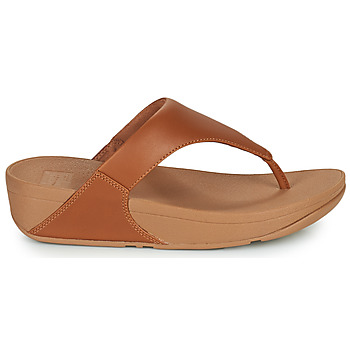 FitFlop LULU LEATHER TOEPOST Hnedá