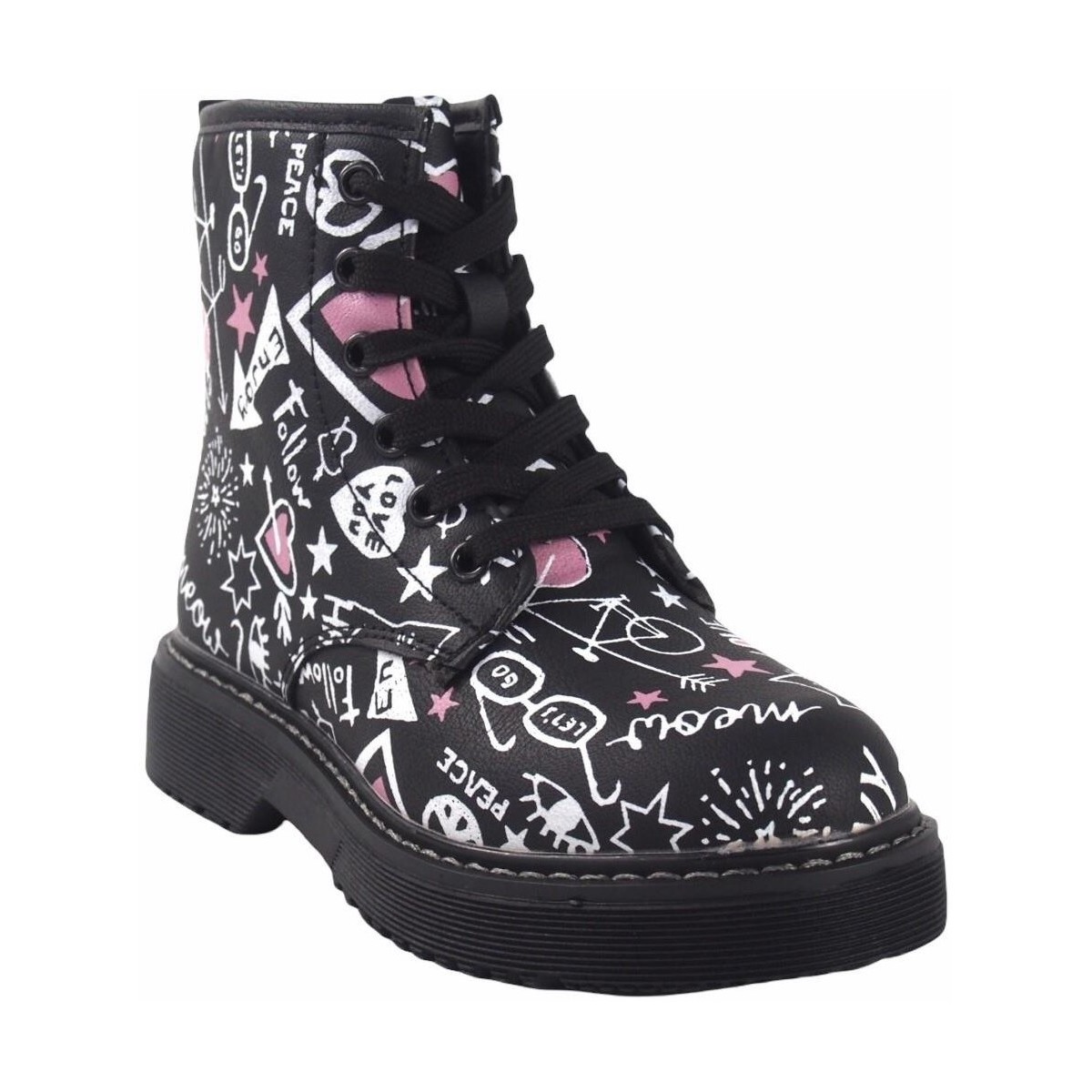 Topánky Dievča Univerzálna športová obuv Bubble Bobble dievčenské členkové čižmy a3484 čierne Čierna